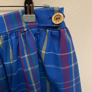 Fleet Collection plaid skirt